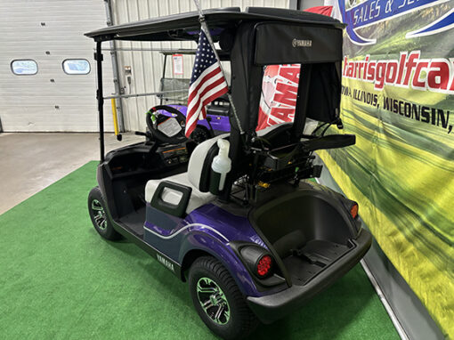 Custom Metallic Purple Golf Car - Image 5
