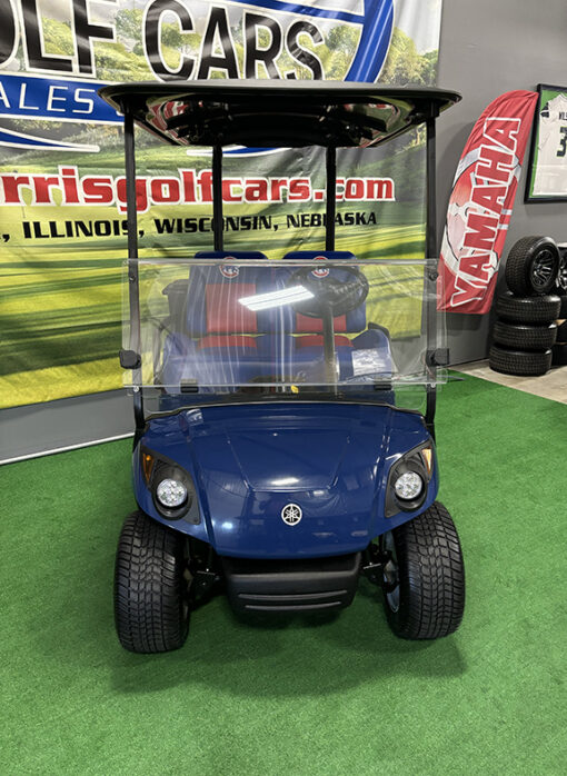 Custom Tanzanite Chicago Cubs Golf Car - Image 2