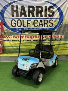 Custom Painted War Bird Golf Car