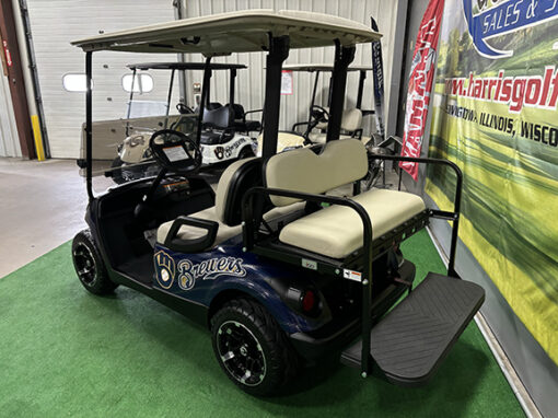 Custom Milwaukee Brewers Gas Golf Car - Image 4