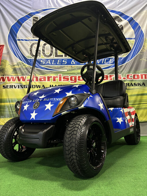 2025 Yamaha Drive 2 EFI PTV Custom "Merica" Golf Car - Image 3