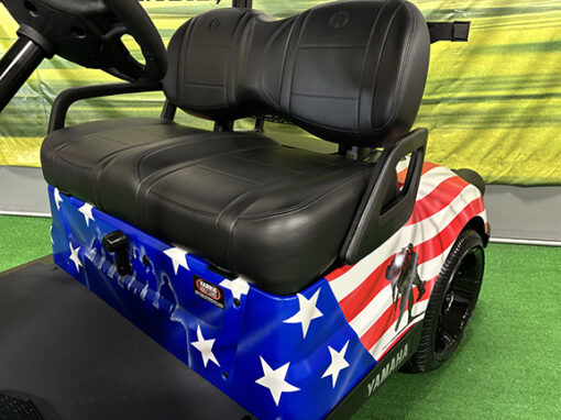 2025 Yamaha Drive 2 EFI PTV Custom "Merica" Golf Car - Image 4