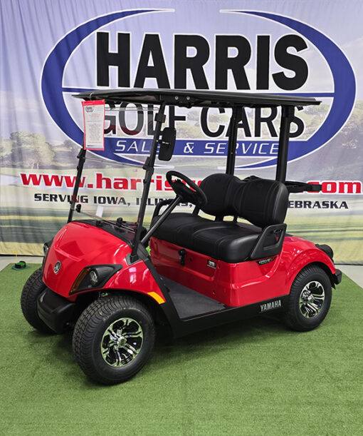 2025 Yamaha Drive 2 EFI PTV Coral Red Metallic Golf Car
