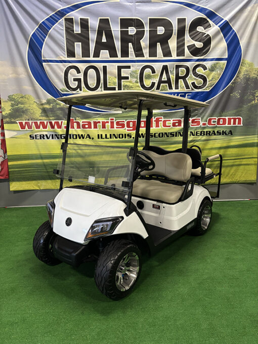 2019 Glacier White Electric Golf Car