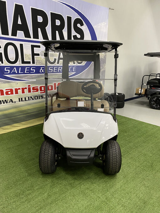 2022 Yamaha AC PowerTech Lithium Glacier White Golf Car - Image 2