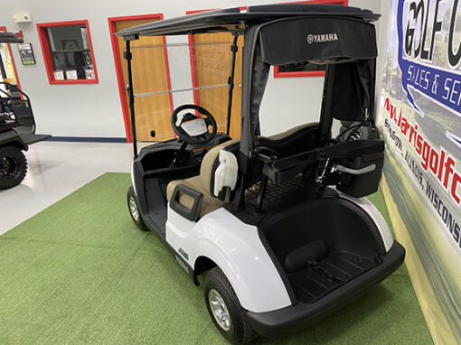 2022 Yamaha AC PowerTech Lithium Glacier White Golf Car - Image 5