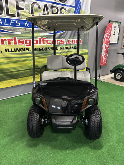 2023 Yamaha AC PTV LI Onyx Black Golf Car - Image 2