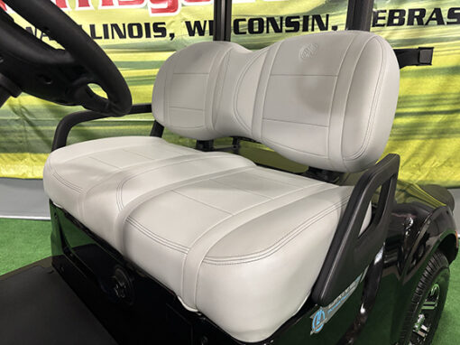 2023 Yamaha AC PTV LI Onyx Black Golf Car - Image 4