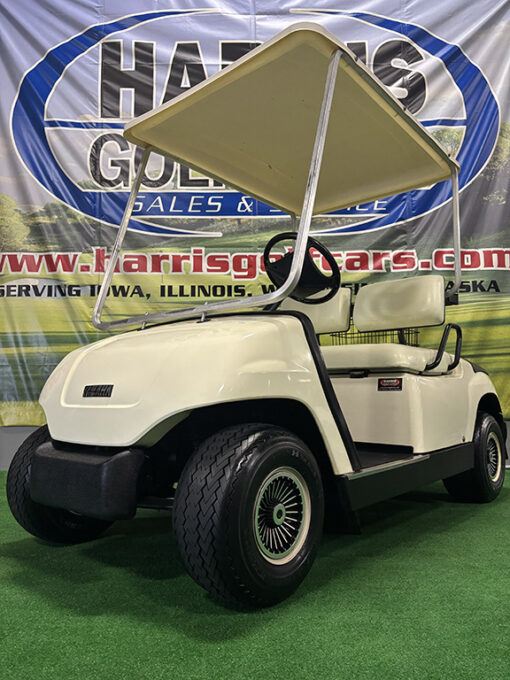 2001 Yamaha G16A Ivory Gas Golf Car - Image 3