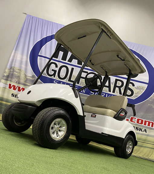 2013 Yamaha Drive Glacier White Golf Car - Image 3