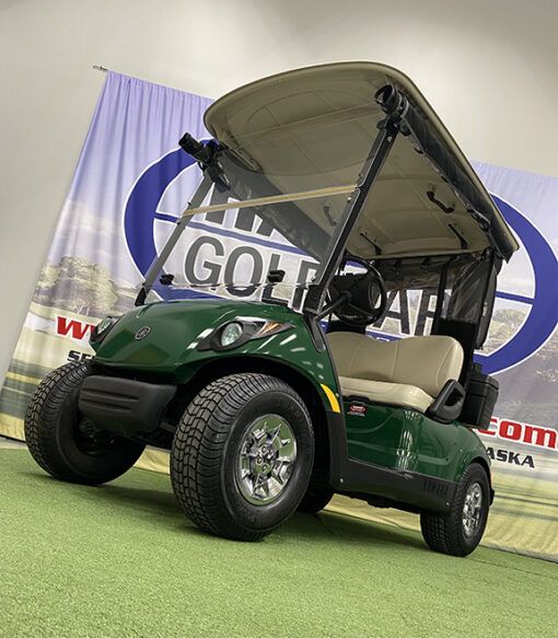 2015 Yamaha Drive AC PTV Emerald Green Golf Car - Image 3