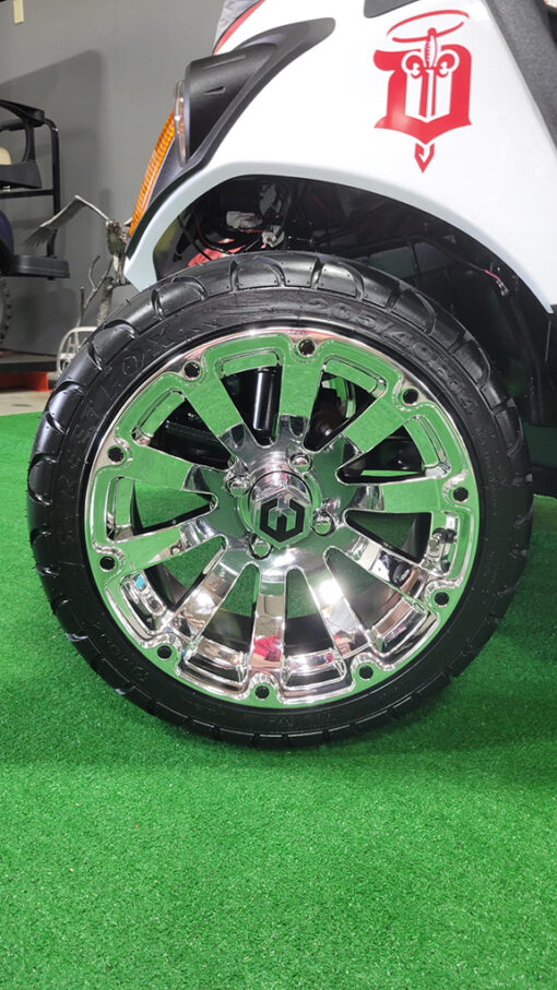 Custom Fighting Saints Electric Vehicle