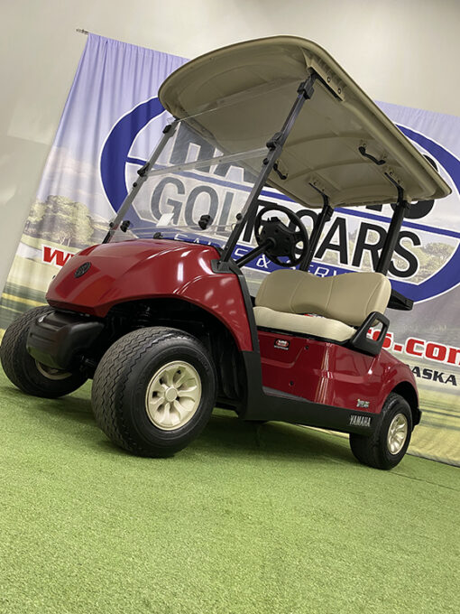 2019 Yamaha Drive 2 AFI Fleet Garnet Red Golf Car - Image 3