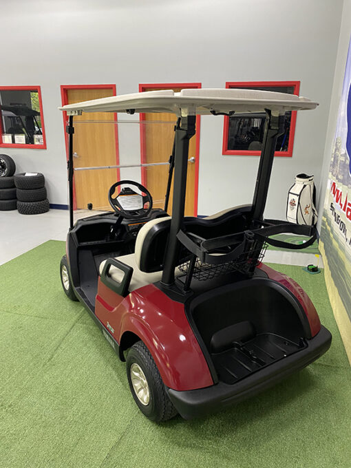 2019 Yamaha Drive 2 AFI Fleet Garnet Red Golf Car - Image 6