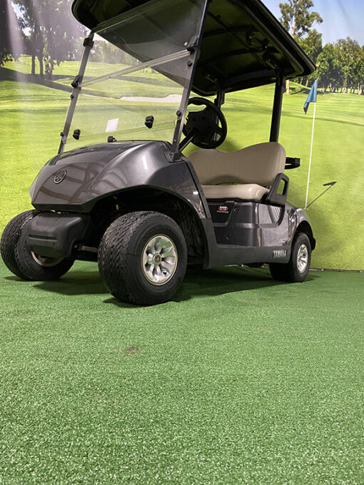 2021 Yamaha Drive 2 AC Fleet Carbon Metallic Golf Car - Image 3