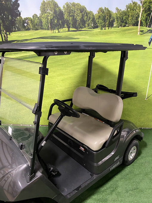2021 Yamaha Drive 2 AC Fleet Carbon Metallic Golf Car - Image 4