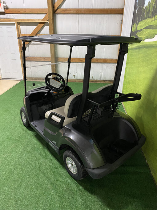2021 Yamaha Drive 2 AC Fleet Carbon Metallic Golf Car - Image 5