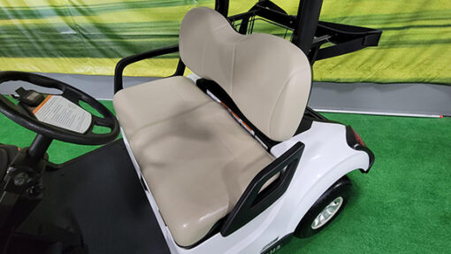 2021 Yamaha Drive 2 Electric Fleet Glacier White Golf Car - Image 3