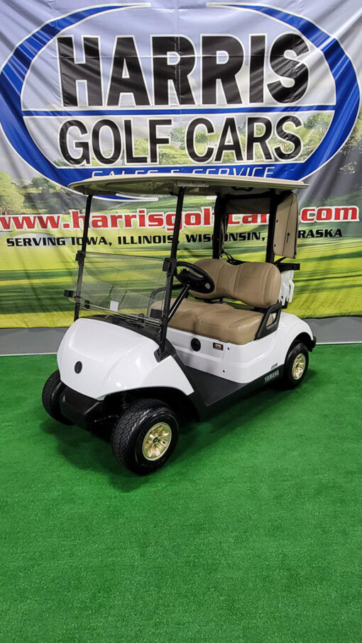 2022 Glacier White Electric Golf Car