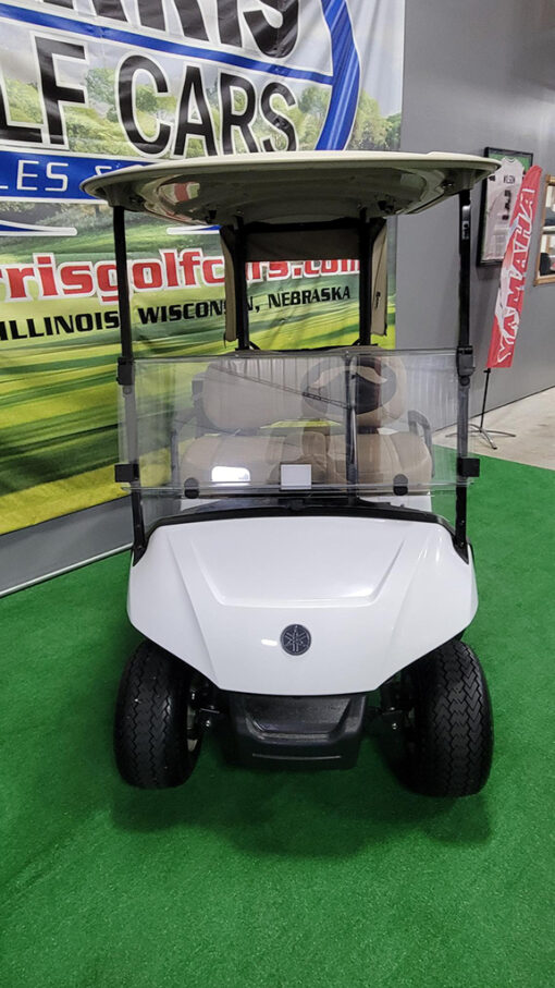 2022 Yamaha Drive 2 AC Lithium Glacier White Golf Car - Image 2