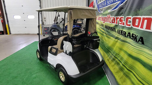 2022 Yamaha Drive 2 AC Lithium Glacier White Golf Car - Image 5