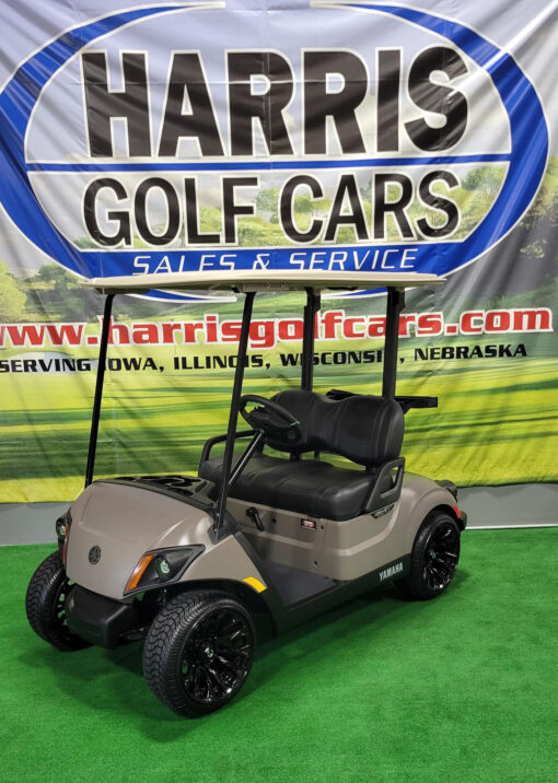 2024 Titan Matte Gas Golf Car with Black Seats