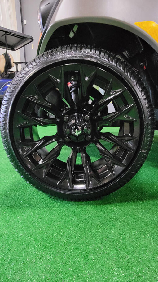 2024 Titan Matte Gas Golf Car with Black Seats