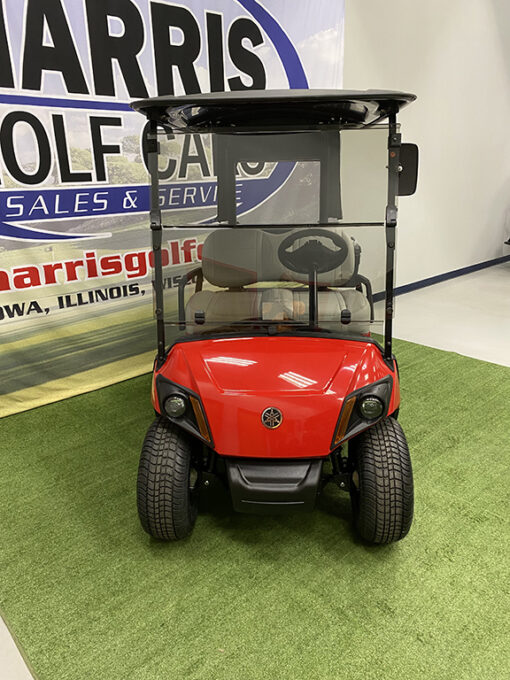 2025 Yamaha Drive 2 EFI PTV Coral Red Golf Car - Image 2