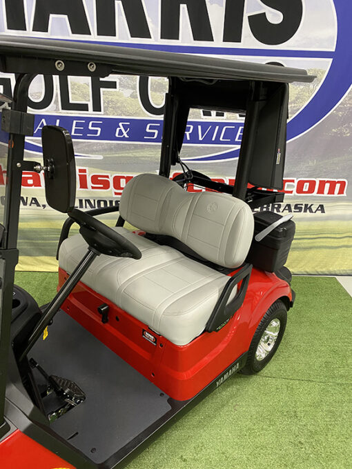 2025 Yamaha Drive 2 EFI PTV Coral Red Golf Car - Image 4