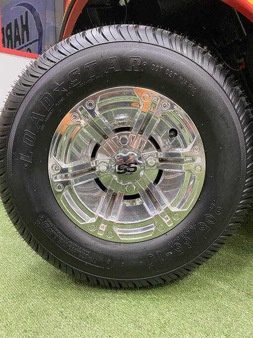 2025 Coral Red Gas Golf Car