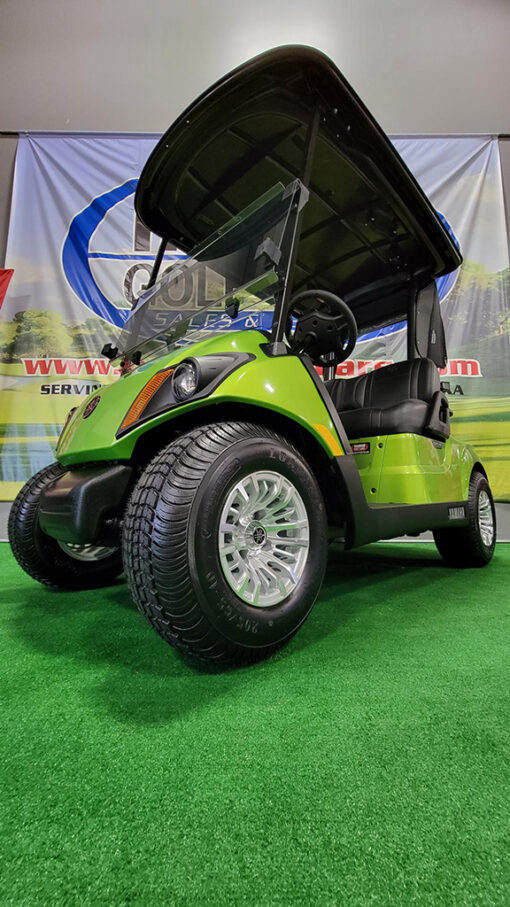 2025 Yamaha Drive 2 QuieTech EFI PTV Peridot Metallic Golf Car - Image 3
