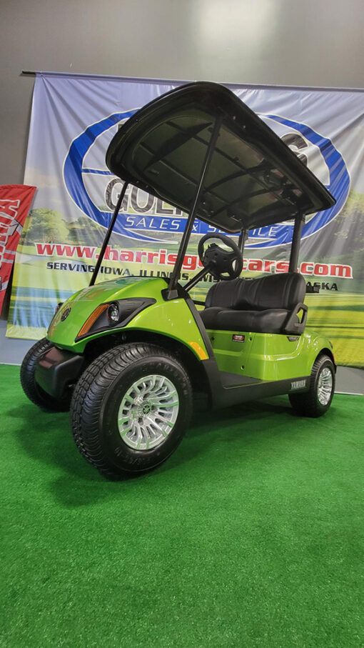 2025 Yamaha Drive 2 QuieTech EFI PTV Peridot Metallic Golf Car - Image 3