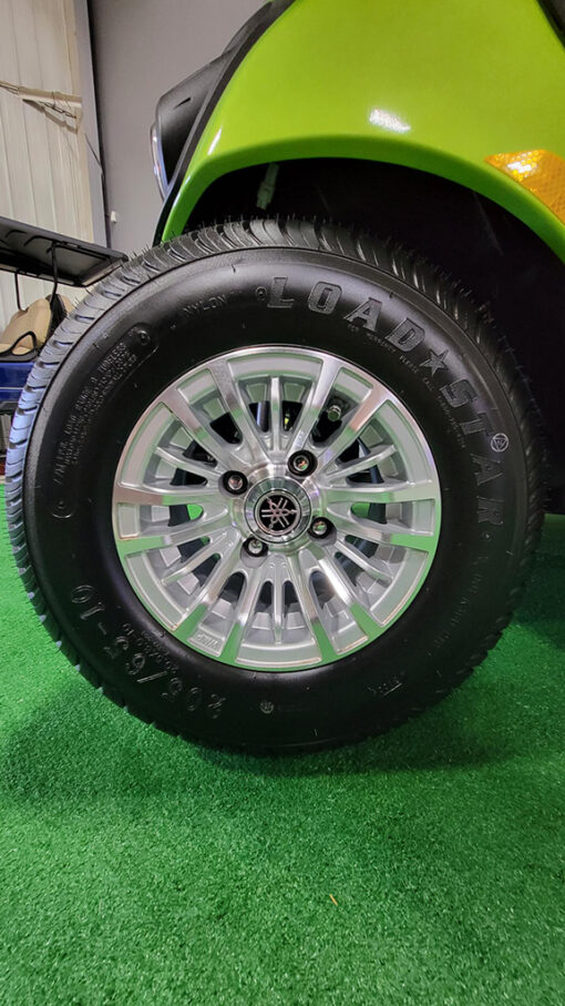 2025 Peridot Metallic Gas Golf Car