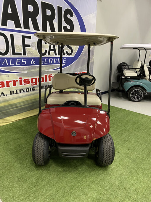 2015 Yamaha Drive EFI Fleet Garnet Red Golf Car - Image 2