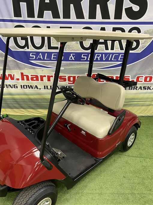 2015 Yamaha Drive EFI Fleet Garnet Red Golf Car - Image 4