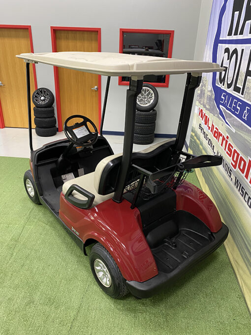 2015 Yamaha Drive EFI Fleet Garnet Red Golf Car - Image 5