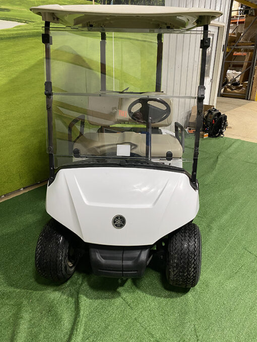2017 Yamaha Drive 2 Fleet Glacier White Golf Car - Image 2