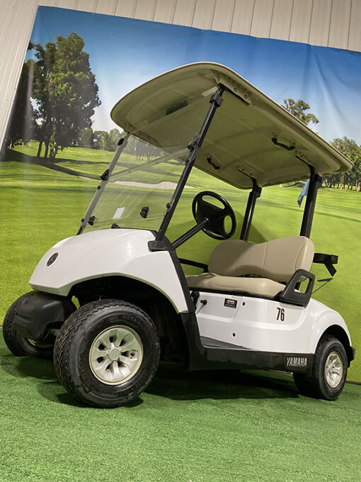 2017 Yamaha Drive 2 Fleet Glacier White Golf Car - Image 3