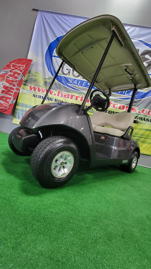 2018 Yamaha Drive 2 QuieTech EFI Fleet Carbon Metallic Golf Car - Image 3
