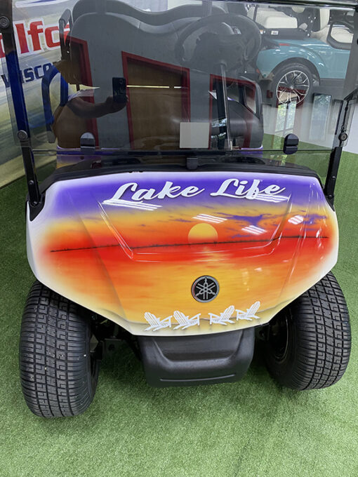 2018 Yamaha Drive 2 Electric Fleet Custom Lake Life 4-Passenger Vehicle - Image 3