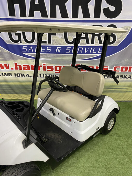 2019 Yamaha Drive 2 EFI Glacier White Golf Car - Image 4