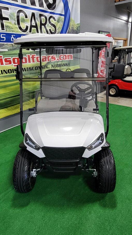 2023 MadJax XSeries Lithium Alpine White 4-Passenger Vehicle - Image 2