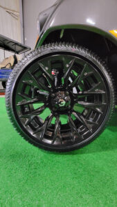 Custom Carbon 4-Passenger Golf Car