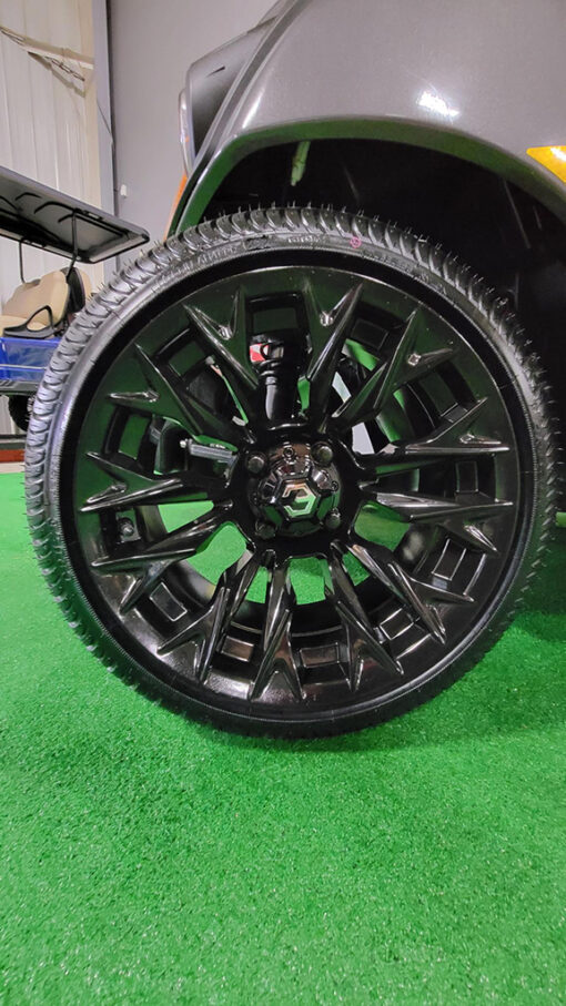 Custom Carbon 4-Passenger Golf Car