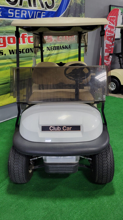 2010 Club Car Precedent Electric White Golf Car - Image 2