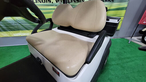 2010 Club Car Precedent Electric White Golf Car - Image 4
