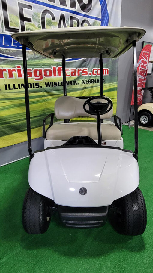 2013 Yamaha Drive Glacier White Gas Golf Car - Image 2