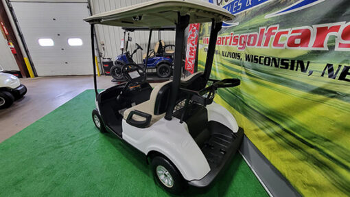 2013 Yamaha Drive Glacier White Gas Golf Car - Image 5