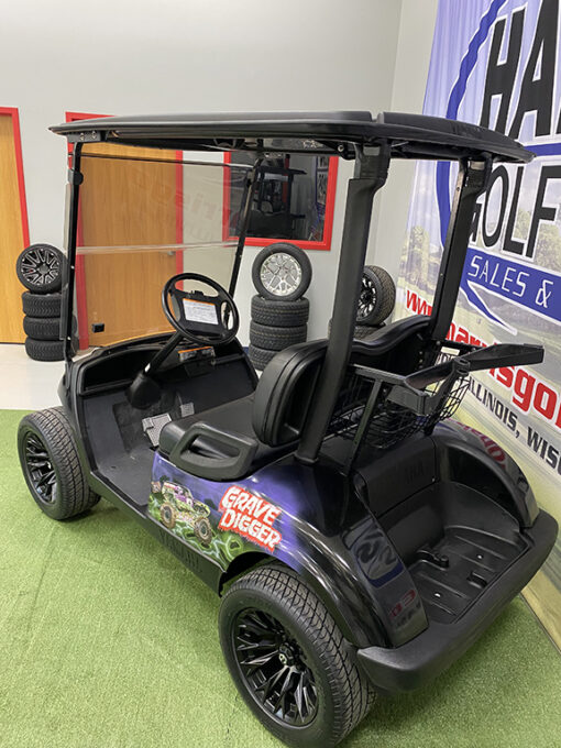 2016 Yamaha Drive EFI Fleet Custom Grave Digger Golf Car - Image 6