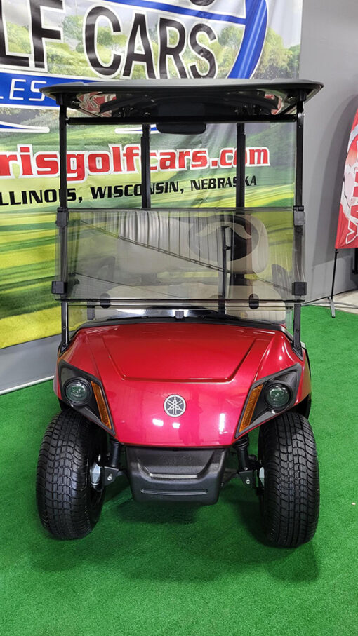 2022 Yamaha Drive 2 Lithium PTV Jasper Red Metallic Golf Car - Image 2